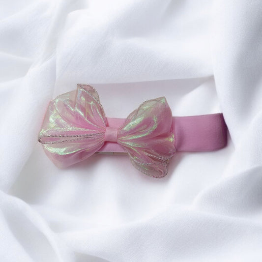 Organza_Bow_Magic rubber Hairband